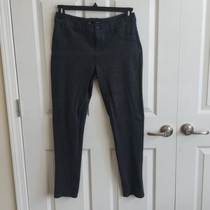 Charcoal fitted dress pants